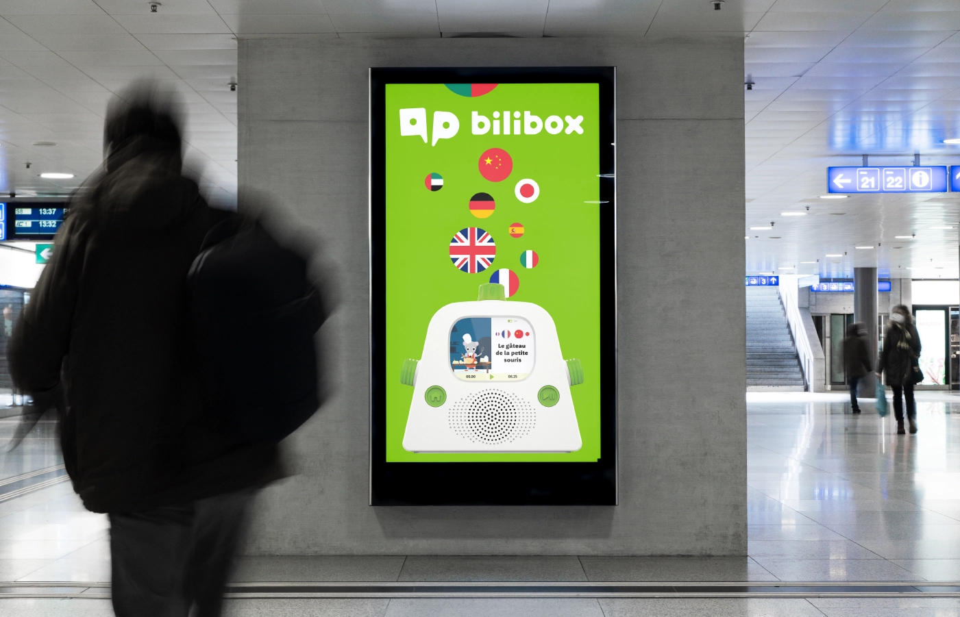 Affiche de communication pour Bilibox