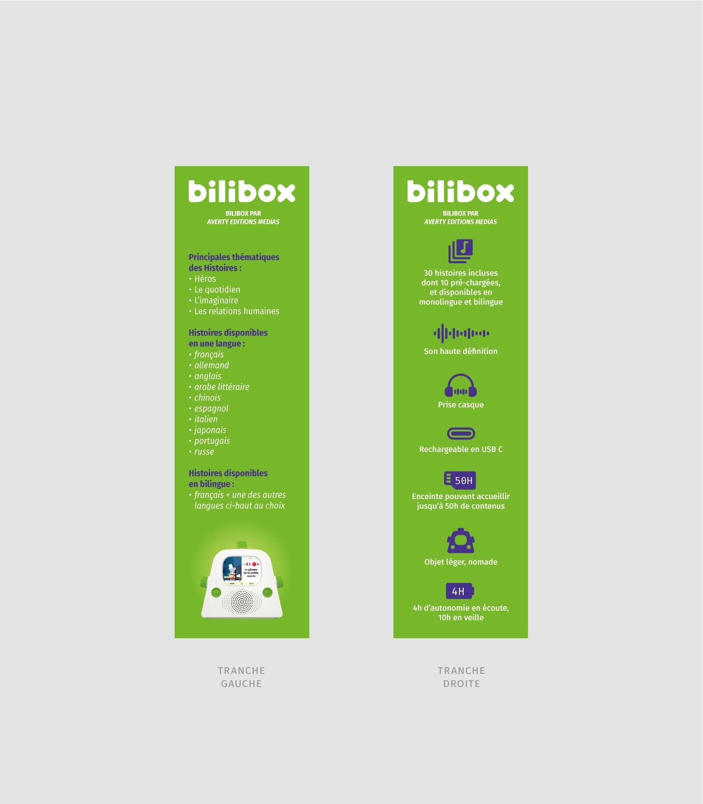 Packaging de la Bilibox