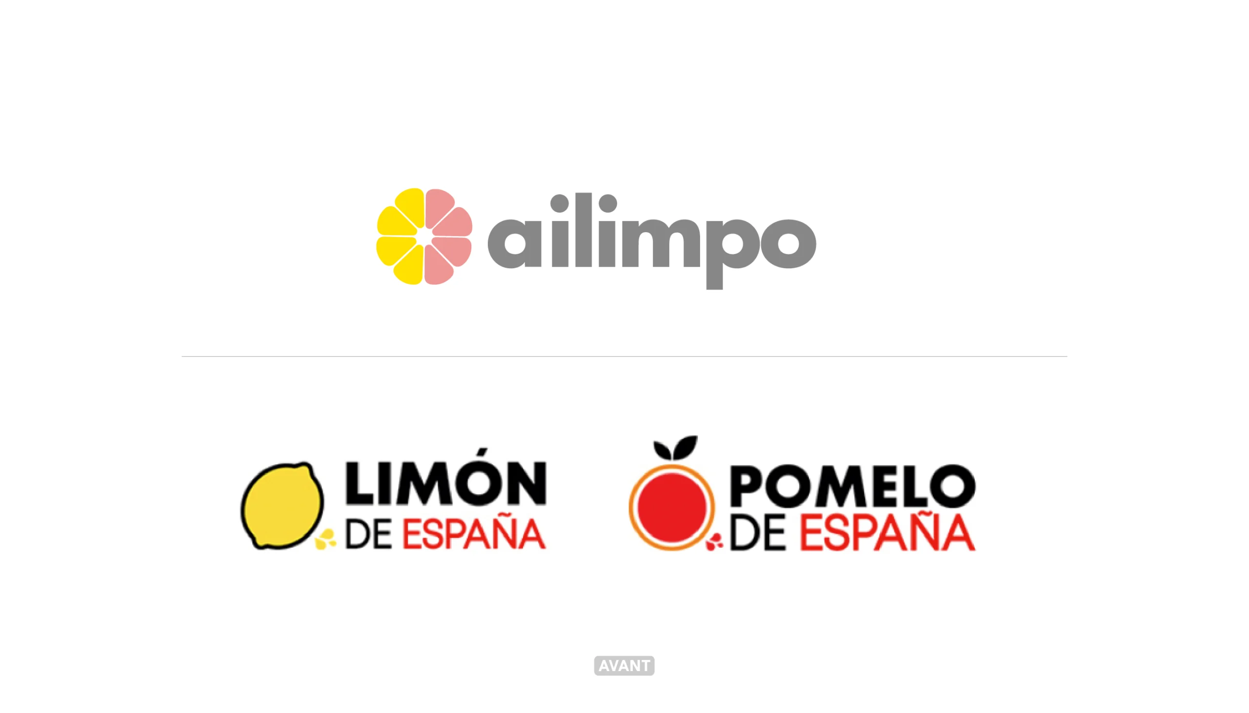 Création de l'identité visuelle d'Ailimpo : Citron et pamplemousse d’Espagne