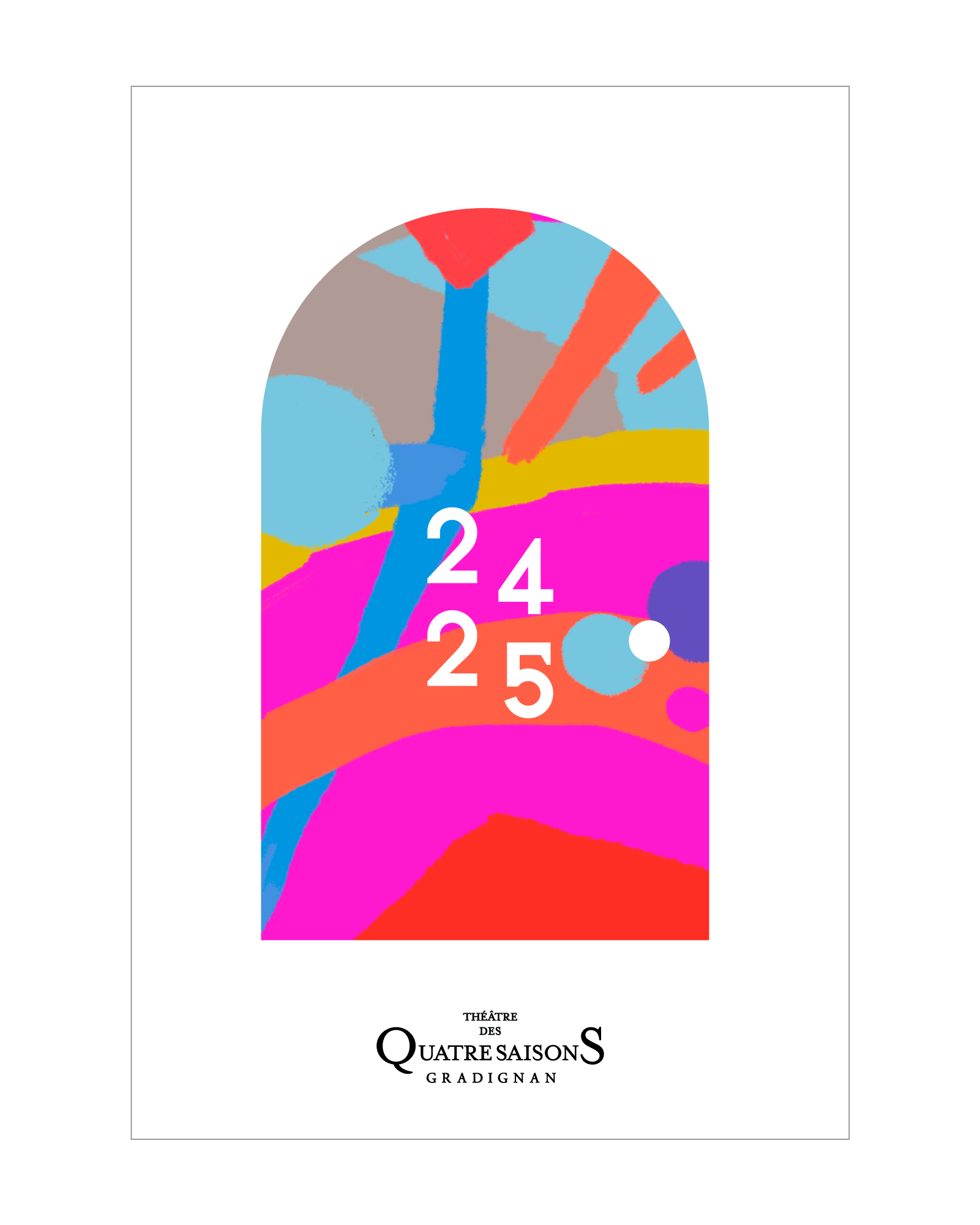 Création de la direction artistique pour le rentrée 2024/2025 du Théâtre des 4 saisons