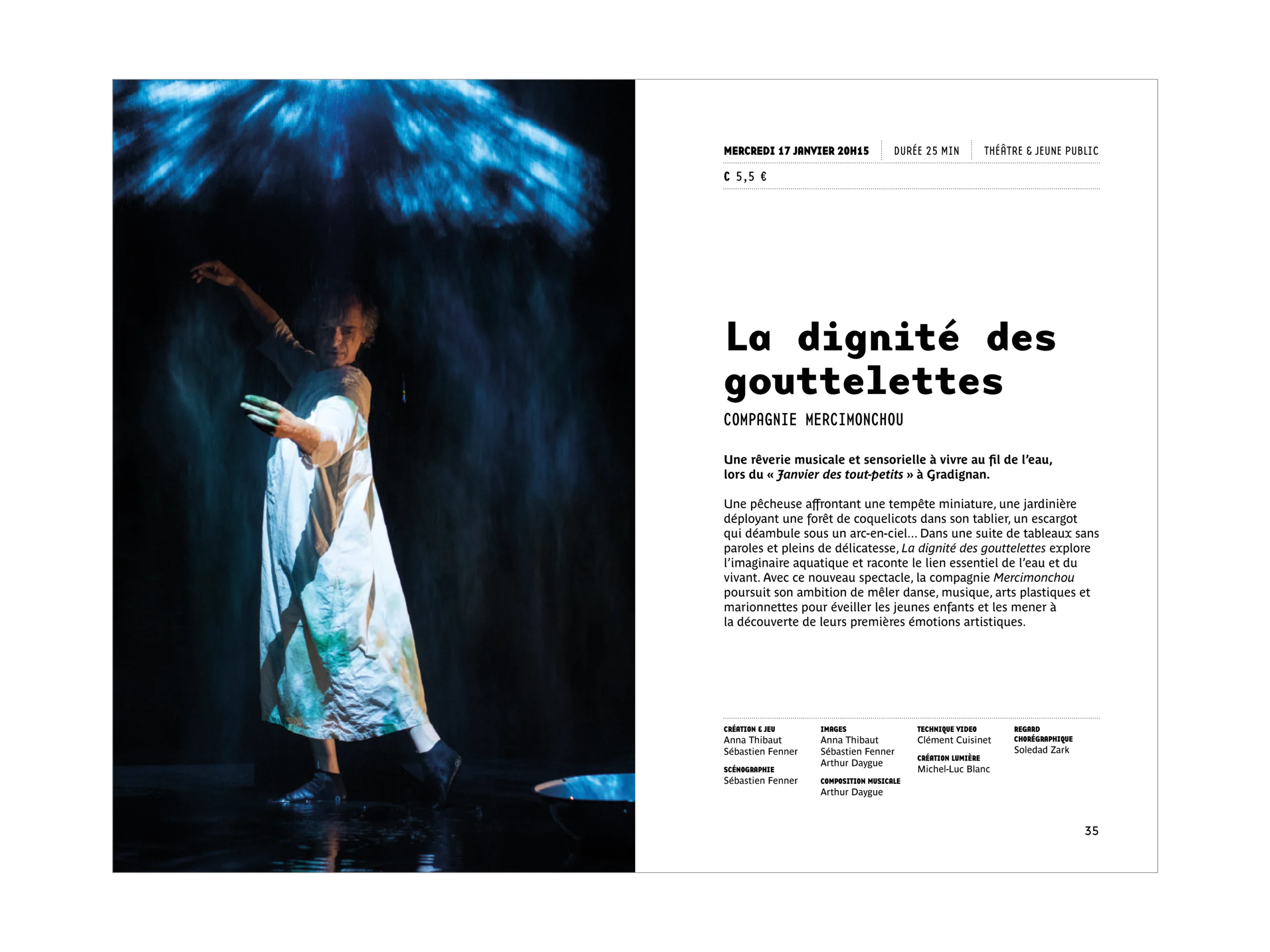 Création de la direction artistique pour le rentrée 2024/2025 du Théâtre des 4 saisons