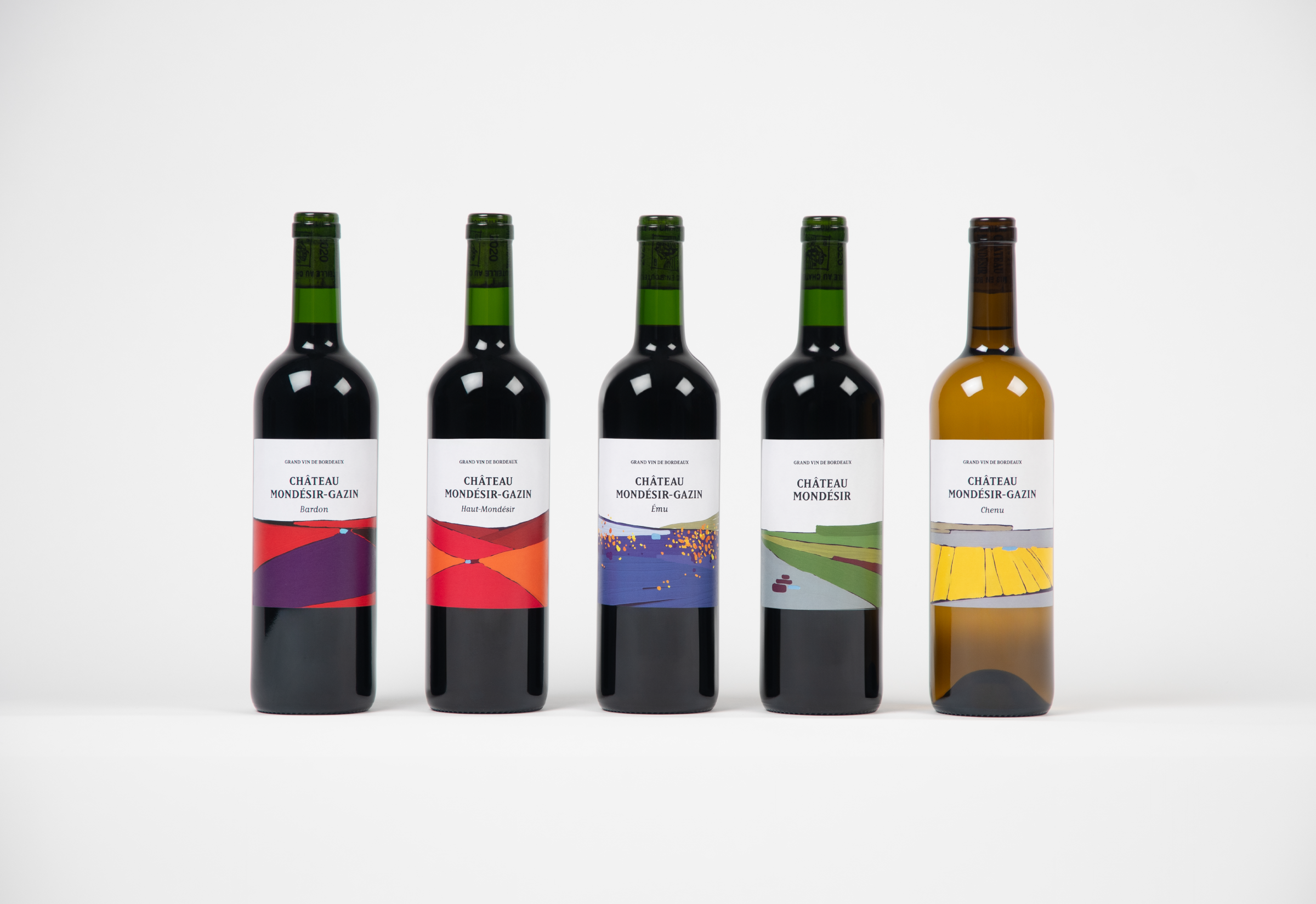 Création des étiquettes de vins pour le Château Mondésir-Gazin